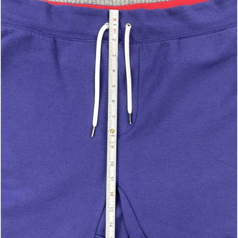 Polo Ralph Lauren France Double Knit Track Shorts Large Blue Cruise Soccer 3